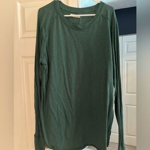 Free People Arden long sleeve in green